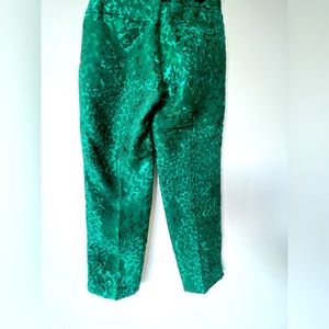 JCREW emerald green cigarette pants size XS